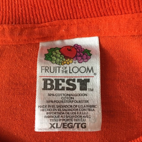 FRUIT OF THE LOOM Phoenix Suns Lebron James Tee Shirt Orange XL - Picture 2 of 3